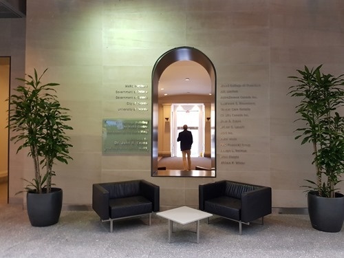 The entrance from the other side