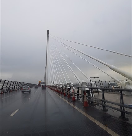 Crossing the Queensferry bridge