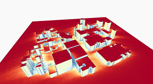 Simon's Solar Analysis and DynaMaps mash-up