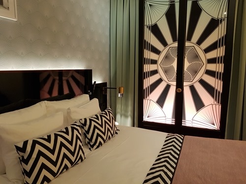 My room at the swanky Haymarket