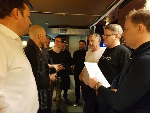 The pre-match briefing