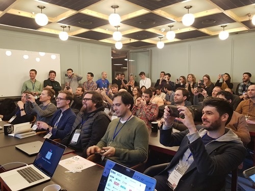 Quite a crowd for the intros