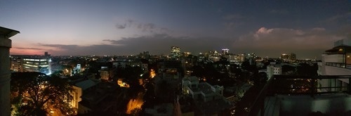 Panoramic dusk
