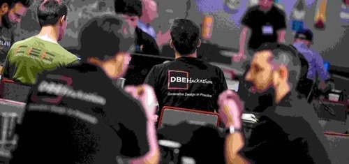Activity at a DBEI Hackathon