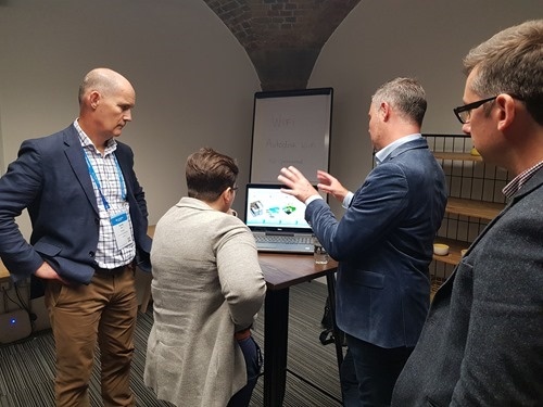 Dieter talking about crane optimization