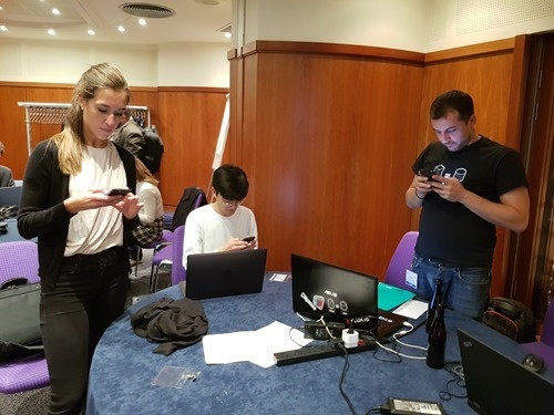 2nd place - tweeting the good news