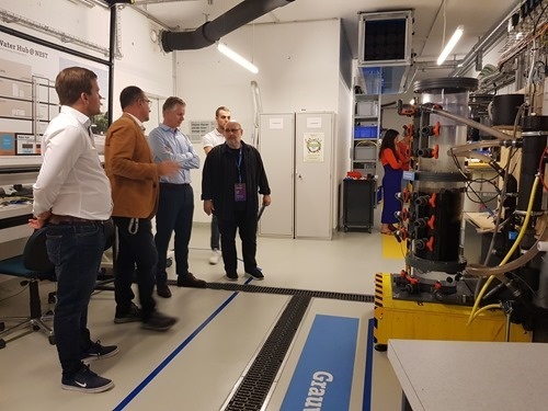 Water processing at NEST