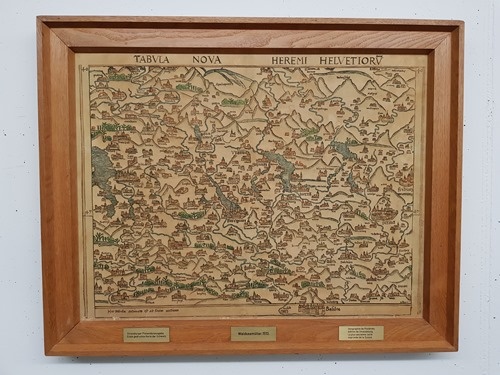 A lovely old map of Switzerland