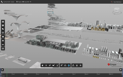 More pieces of the NEST model clustered