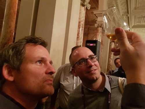 Tasting whisky with Ben and Javier from Herzon de Meuron