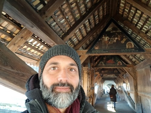 Me on the Spreuer Bridge