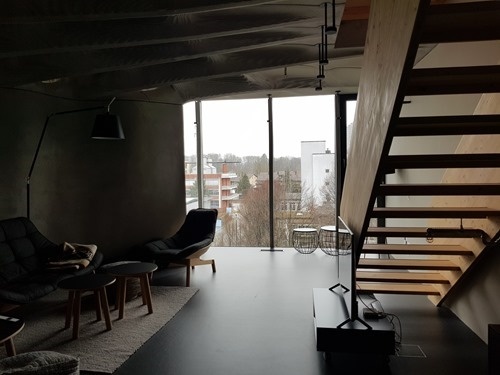 The stairs from the other side