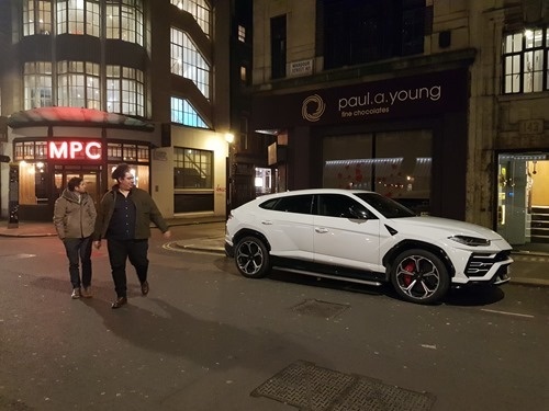 Soho is a strange place