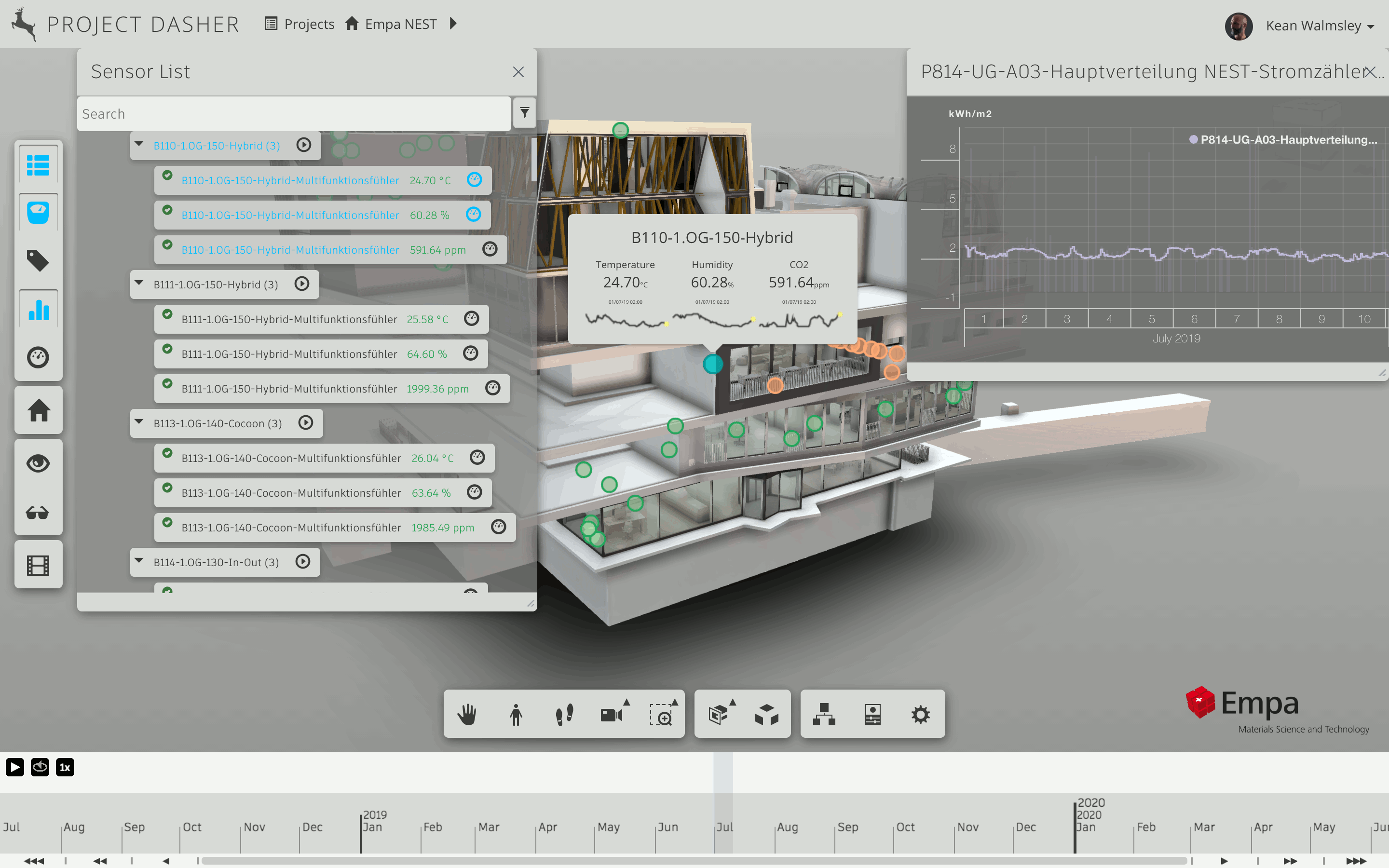 NEST full with light