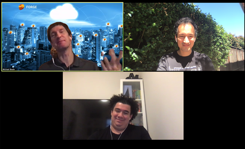 Michael, Augusto and Jaime