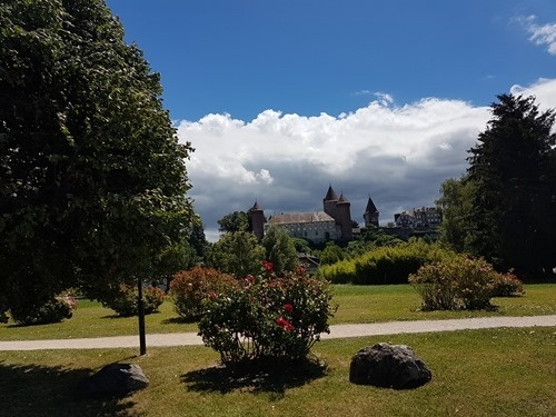 View towards the town