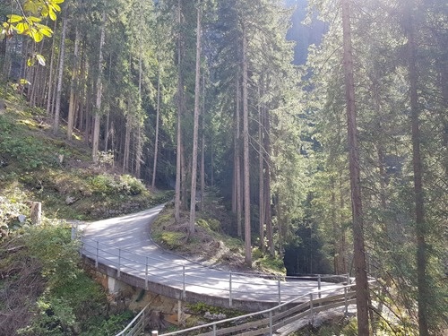 The road you drive up