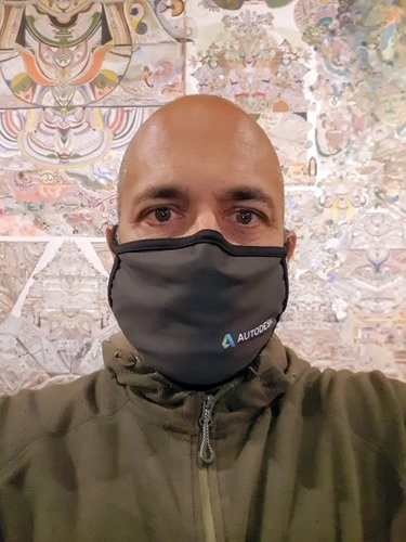 Masked up, of course