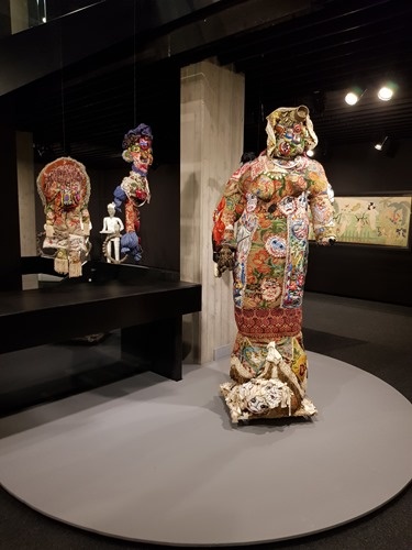 Embroidered sculptures