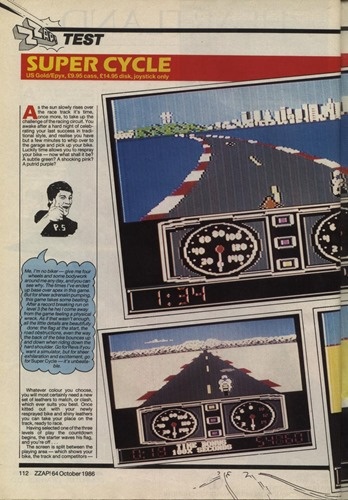 Super Cycle in Zzap64! magazine