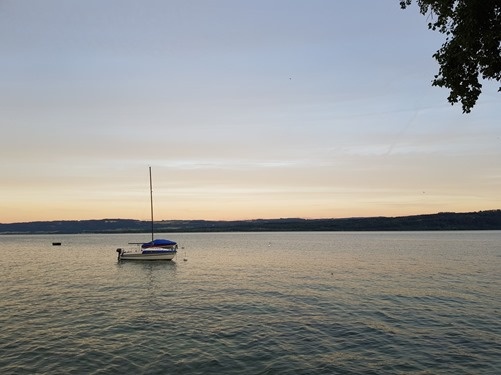 The lake at Grandson