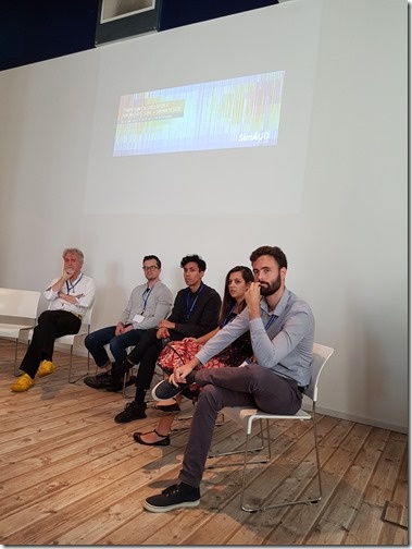 Panel discussion with Danil and Lorenzo at SimAUD 2018