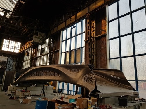 In the NDSM warehouse