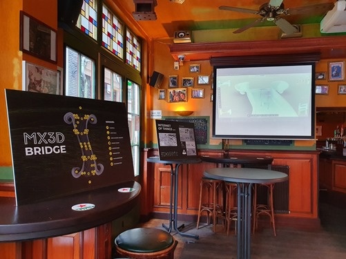 Dasher on display in the Cafe Bar de Stoof