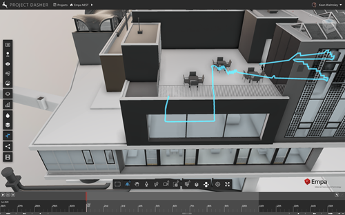 A nearby destination leads to a very different path through the building