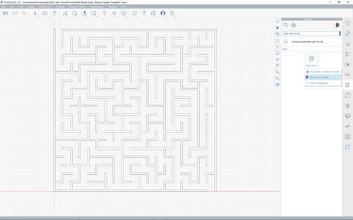 Launch Dynamo from FormIt, using the provided graph