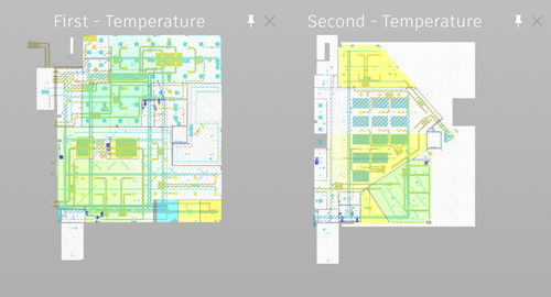 IKON first and second floor temperature, with MEP