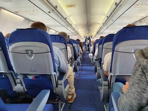 People on a plane
