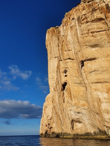 The cliffs around Capo Galera