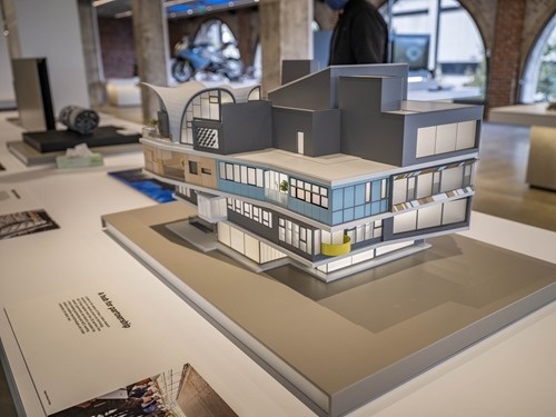 Looking down onto it