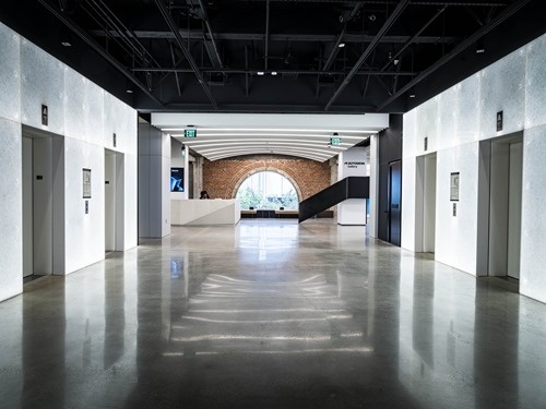 Entering the 1 Market office