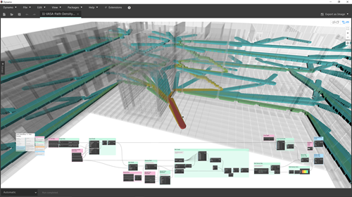 Path density sample in Dynamo 2.13