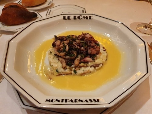 Calamari risotto
