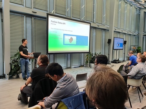 Adam talking about the Fusion Data API