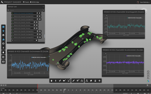 Early look at sensor data from the MX3D Smart Bridge