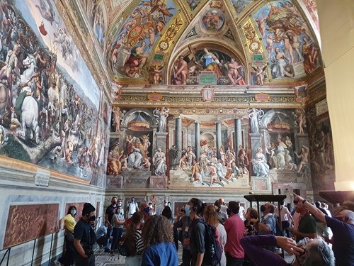 A famous fresco of some kind