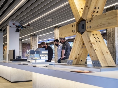 Andrew and Jeff visiting