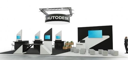 The Autodesk stand