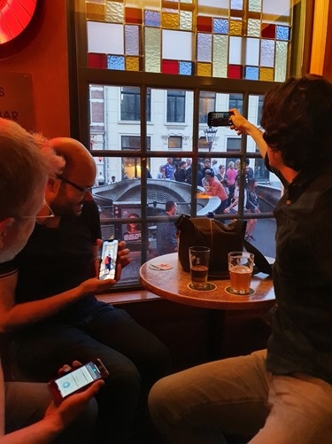 Getting busy on the bridge