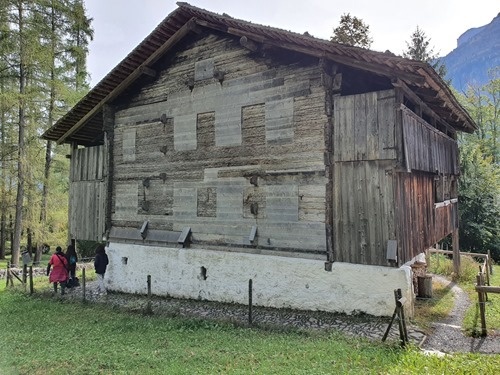 The oldest wooden building in Switzerland