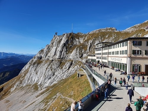 The top of the railway