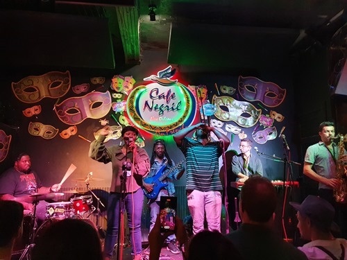 The band at Cafe Negril