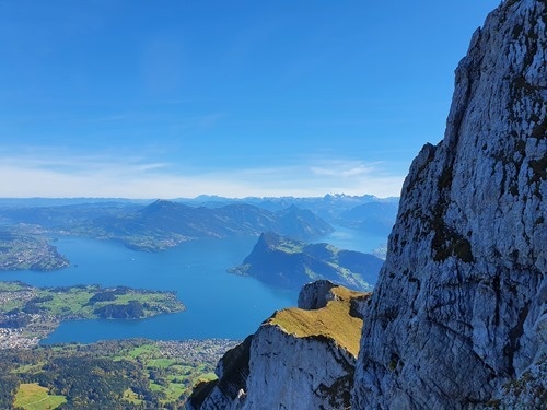 Stunning views back down the valley