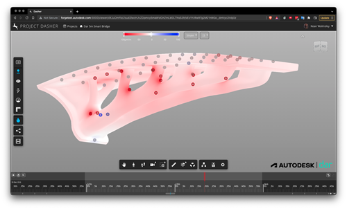 The full bridge inside Dasher