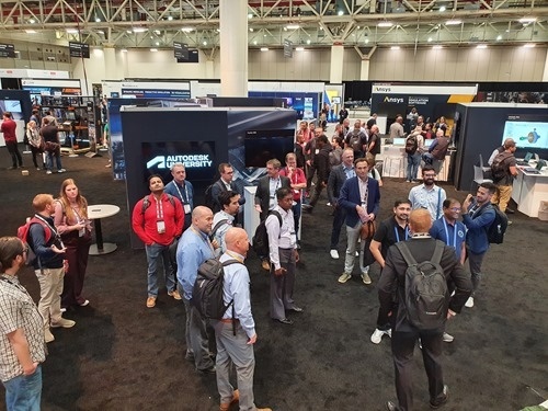 The view from the bridge - nice crowds