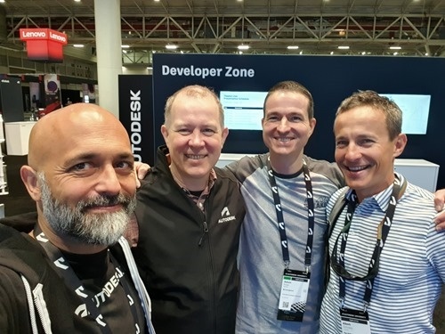 With Cyrille, Adam and Albert